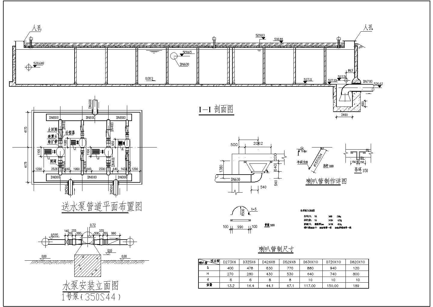 某水厂扩建工程电气设计施工CAD图