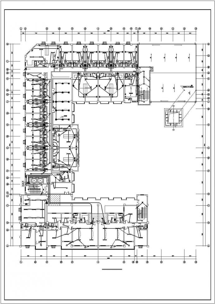 一栋7层的综合办公楼电气设计施工图_图1