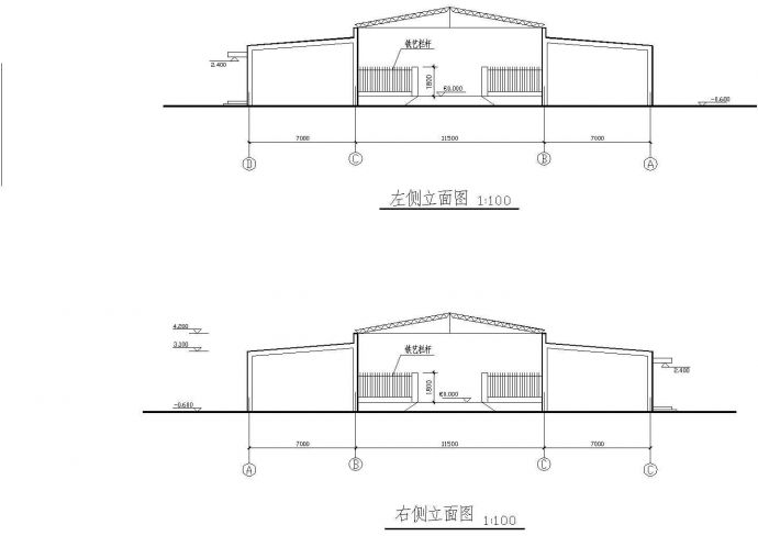 某汽车库建筑结构设计施工图_图1