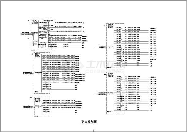 某四层厂房电气设计施工CAD图纸-图一