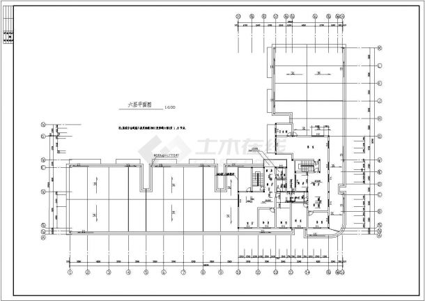 某地区全套商厦住宅建筑施工CAD设计图纸-图二