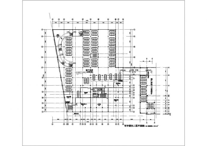 某地大型精美高层办公楼建筑方案图（共16张）_图1