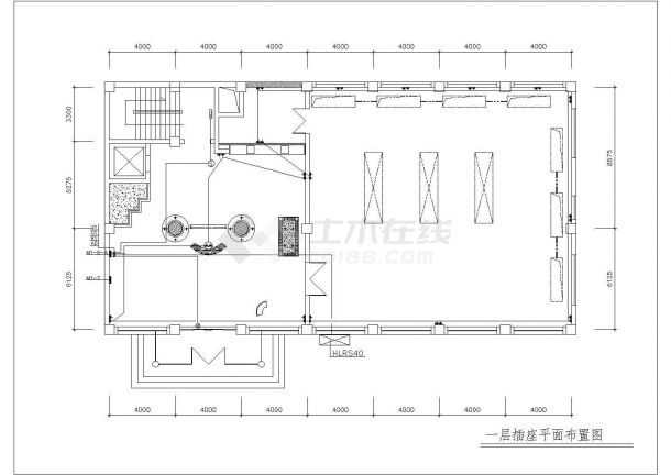 某四层综合楼全套电气设计施工CAD图纸-图一