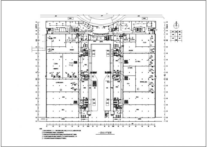 某单位四层框架结构厂房电气设计施工图_图1