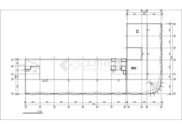 精美详细的某大型高层办公楼建筑方案图（共10张）-图一