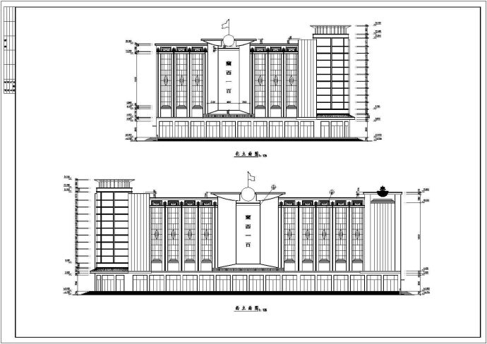 比较详细的一套商场建筑施工CAD图_图1