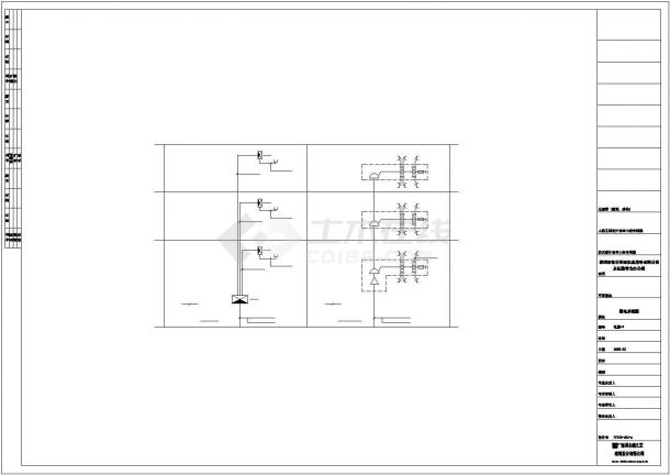 某地办公楼商业建筑电气设计施工图-图二