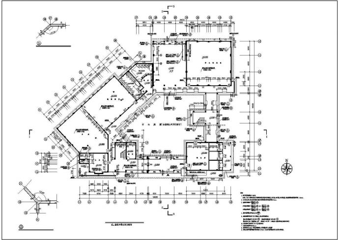 某小学5500平四层框架结构科艺楼全套建施图_图1