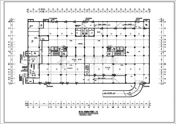 某地二十二层商住楼建筑给排水设计施工图-图一