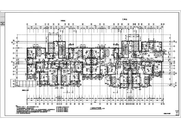 某地大型精美实用的高层办公楼建筑施工图（全套）-图二