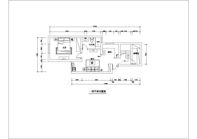 某地三层中式别墅装修设计图（含效果图）_图1