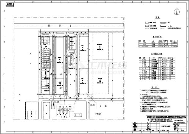 工业厂房详细平面建筑施工图纸（共2张）-图二
