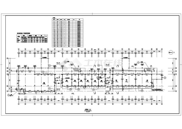 某地二层商业街综合楼建筑施工图纸-图二