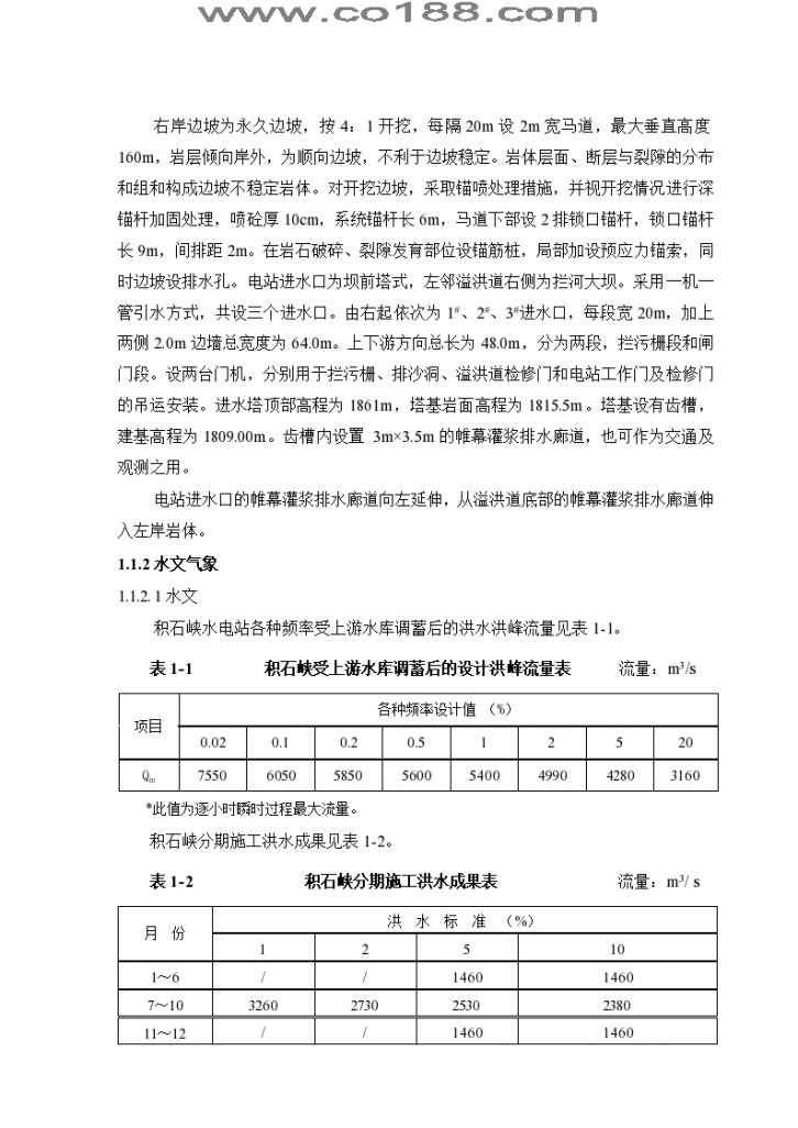 青海省积石峡水电站施工组织设计方案-图二