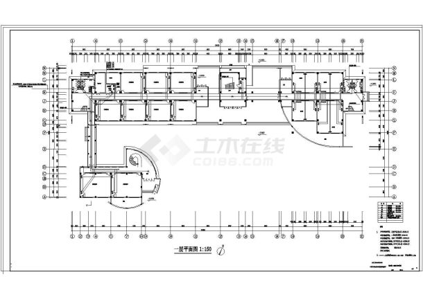 某职业高中5层教学楼电气设计施工图-图一