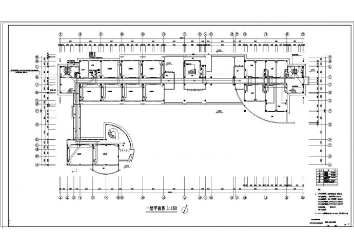 某职业高中5层教学楼电气设计施工图_图1