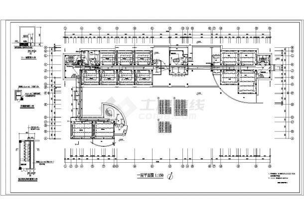 某职业高中5层教学楼电气设计施工图-图二