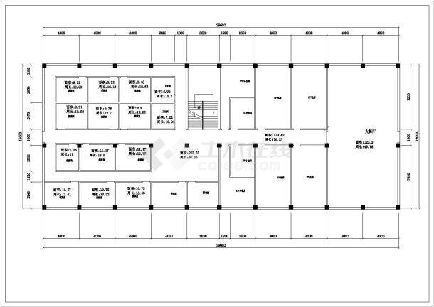 某 休闲娱乐城室内装饰cad施工图纸-图二