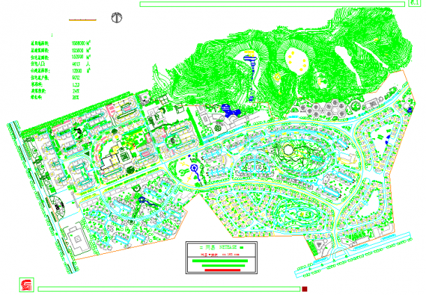 碧桂园小区规划与户型平面图-图一