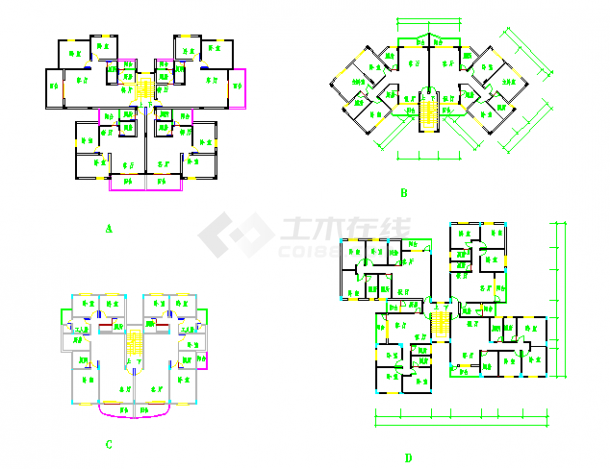 碧桂园小区规划与户型平面图-图二