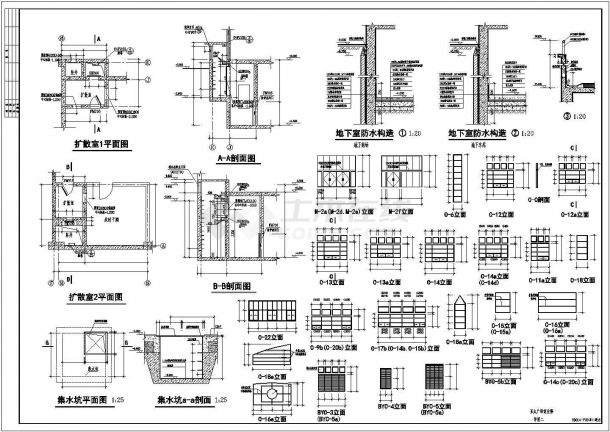 商场全套设计建筑CAD施工设计图纸-图二