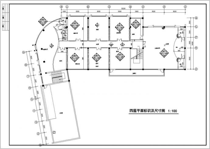 某地四层幼儿园装修设计规划施工图_图1