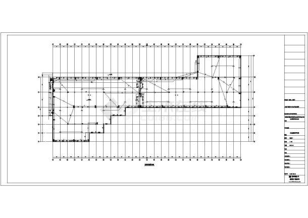 某单层钢结构仓库电气设计施工图纸-图二