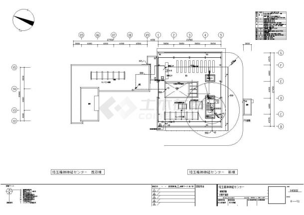 某精神病医院电气设计平面布置CAD图-图二