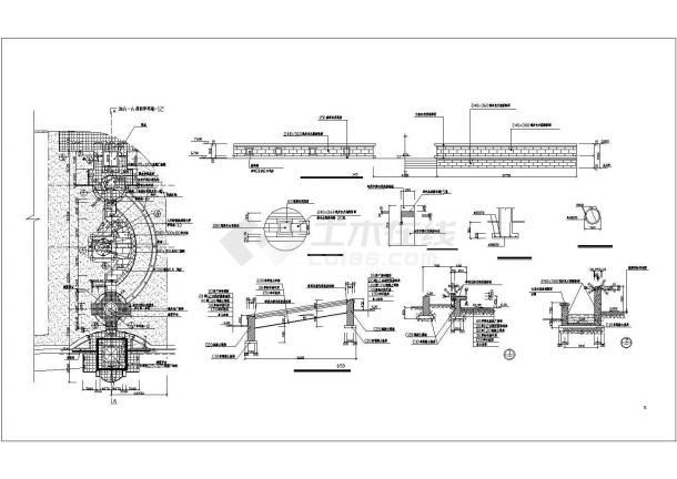市政广场景观绿化设计cad施工图-图一