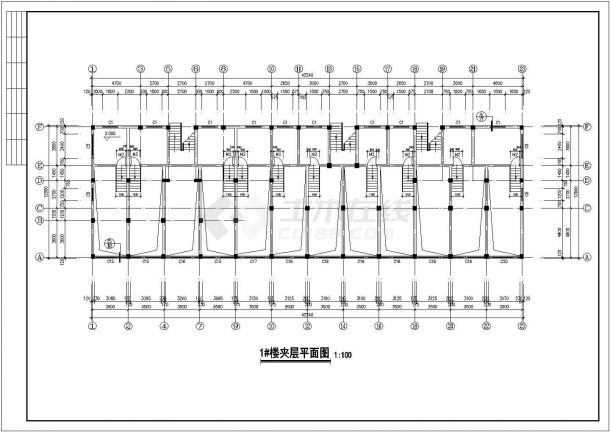 某地比较详细带阁楼住宅建筑施工图-图一