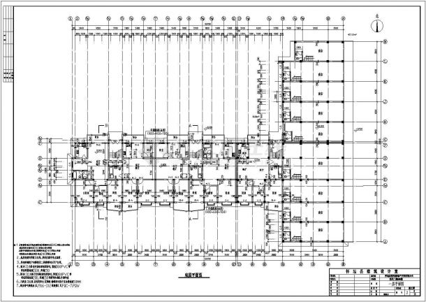 某地房地产公司建筑设计施工总图纸-图二