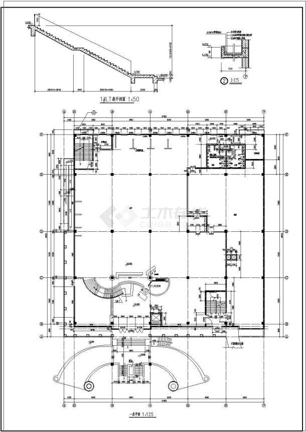 利安达综合大楼建筑施工图（含设计说明）-图二