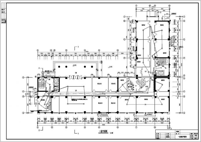 某地区办公楼电方案全套工程设计施工图纸_图1