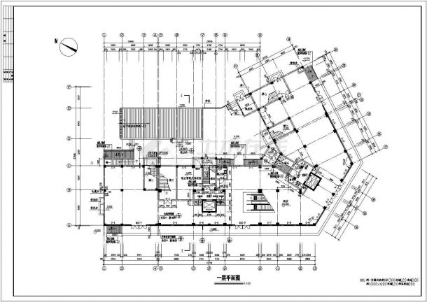 某十三层商住楼建筑方案cad设计图 -图二