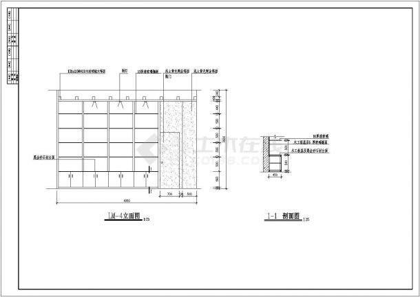 某地二层餐厅装修规划cad施工设计图-图二