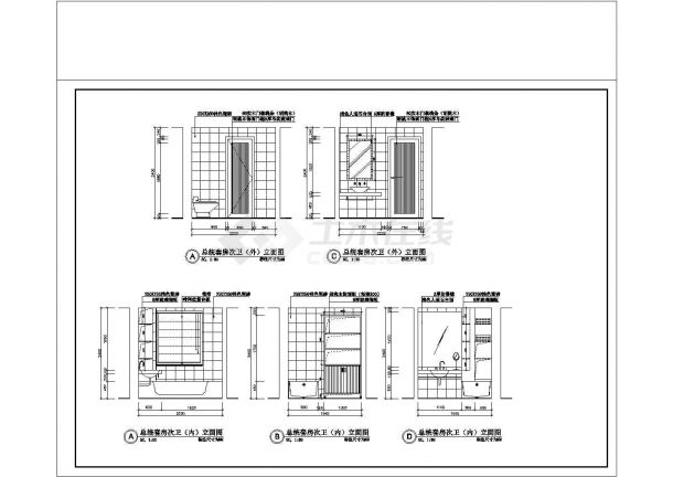 某地总统套房装修规划方案设计施工图-图二