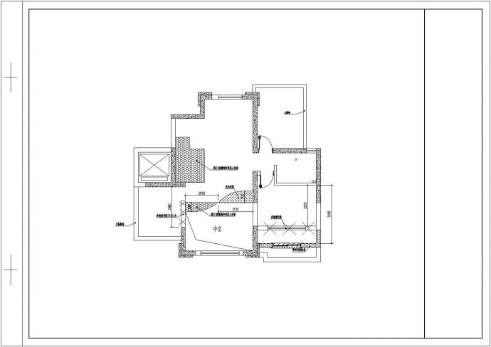 某市欧式复式别墅建筑设计施工图纸_图1