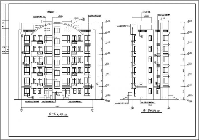 某地区小高层公寓全套建筑设计图（带效果图）_图1