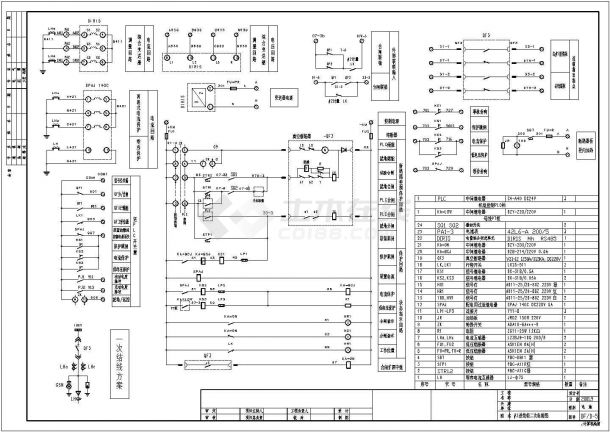VS1进线柜原理cad设计图纸全套-图二
