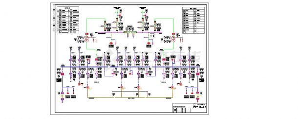 某热电厂工程电气主接线设计施工图纸-图二