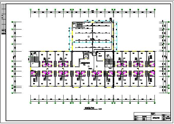 五层宾馆给排水cad施工设计图纸_图1