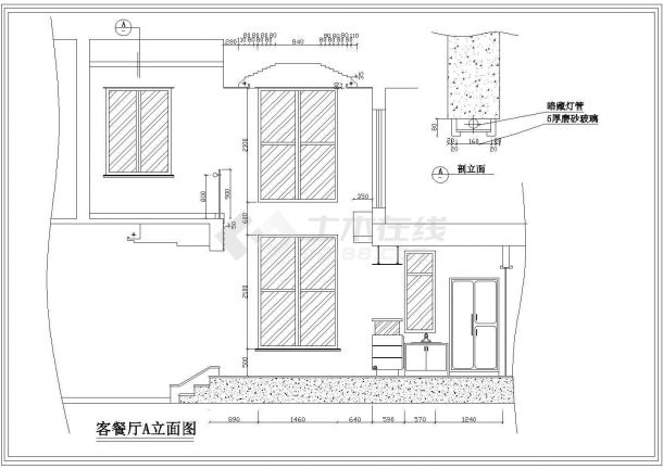 某地区三层别墅设计装修规划方案施工图纸-图二