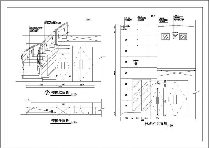 某地三层别墅设计装修全套方案施工图_图1
