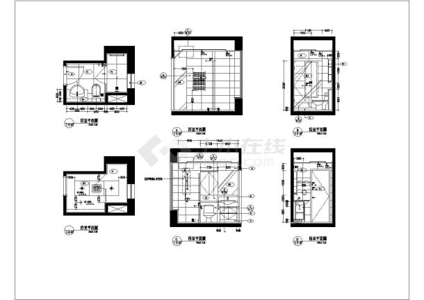 某地家居室内设计装修规划方案施工图-图二