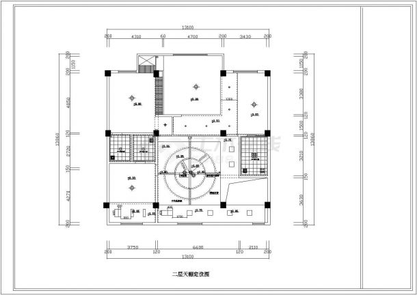 某地三层家居室内装修设计规划施工方案图-图二
