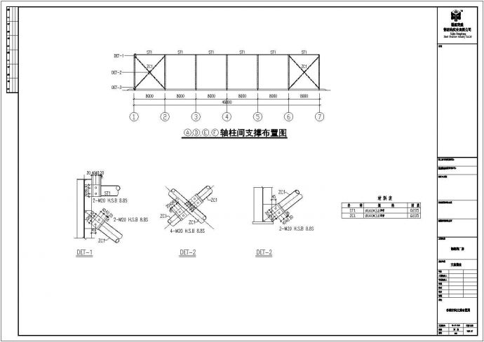 钢结构工程规划布置CAD套图_图1