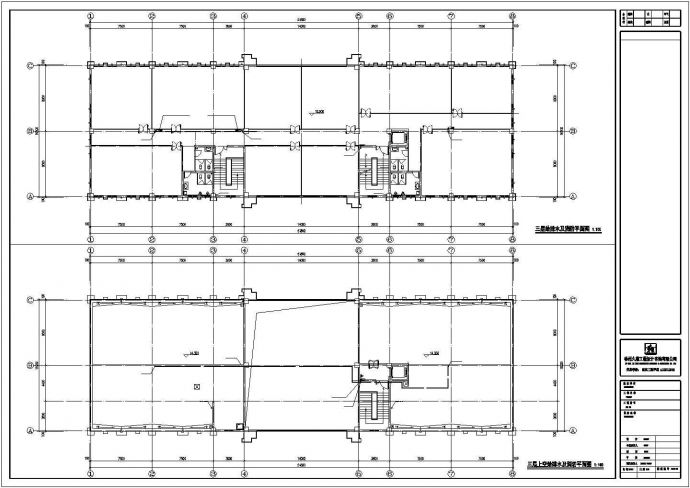 三层商业街办公楼给排水cad设计施工图纸_图1