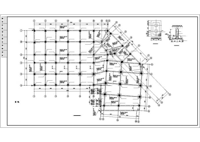人工挖孔灌注桩基础及构造设计图纸_图1