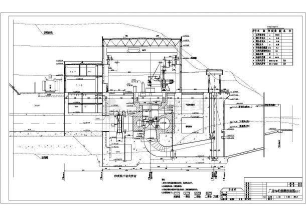 某3x17.5MW水电站发电厂房结构布置图-图一