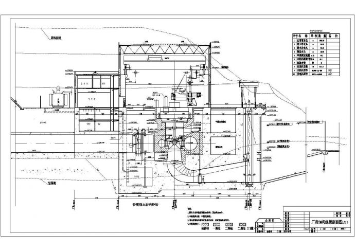 某3x17.5MW水电站发电厂房结构布置图_图1